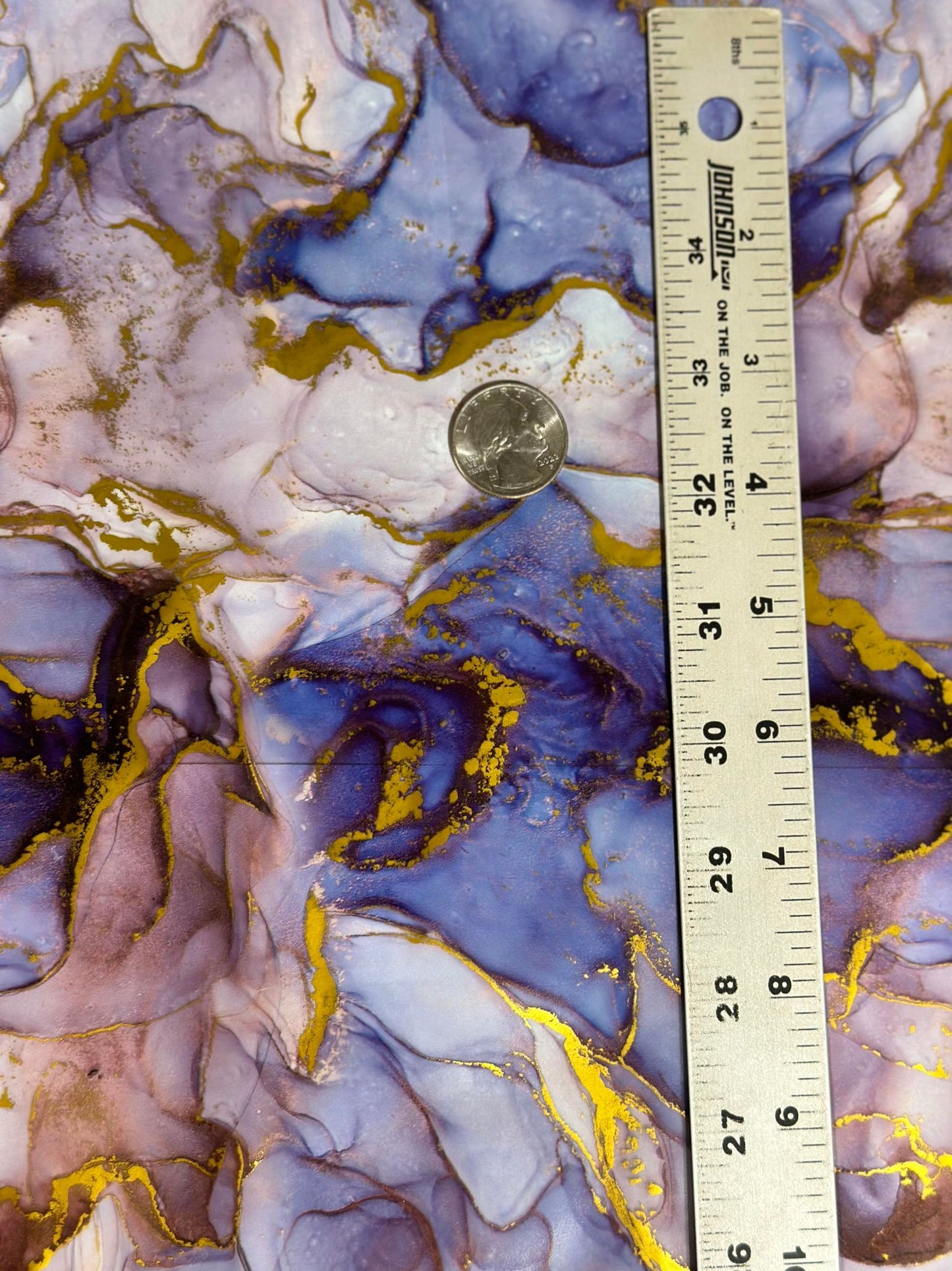 Purple Gold Marble