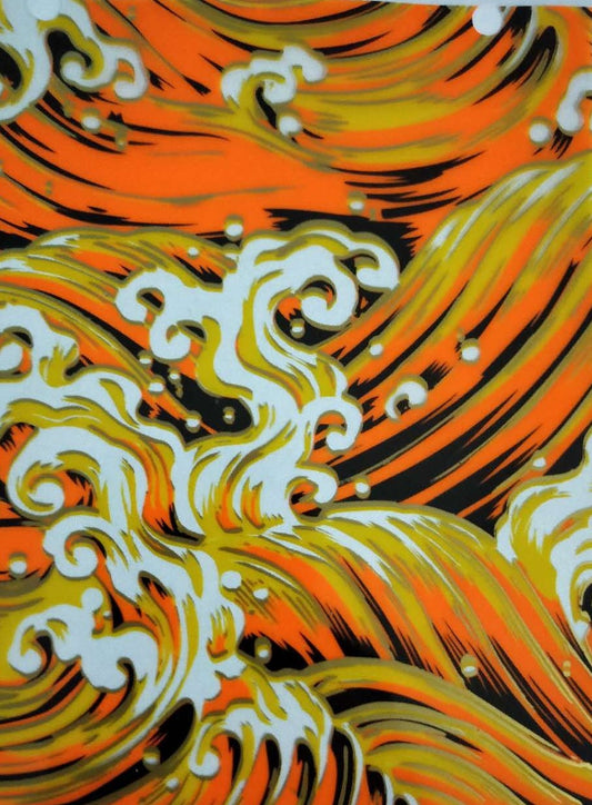 Orange Waves