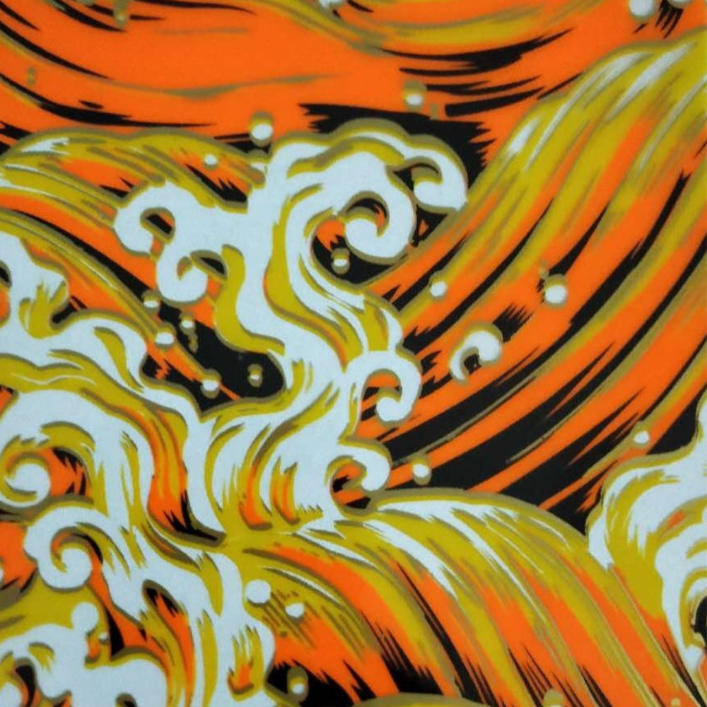 Orange Waves