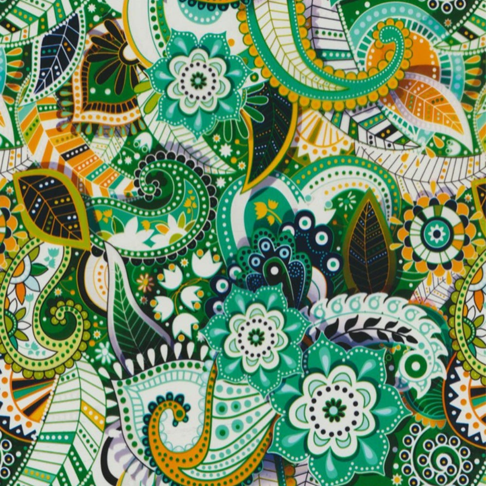 Green Paisley